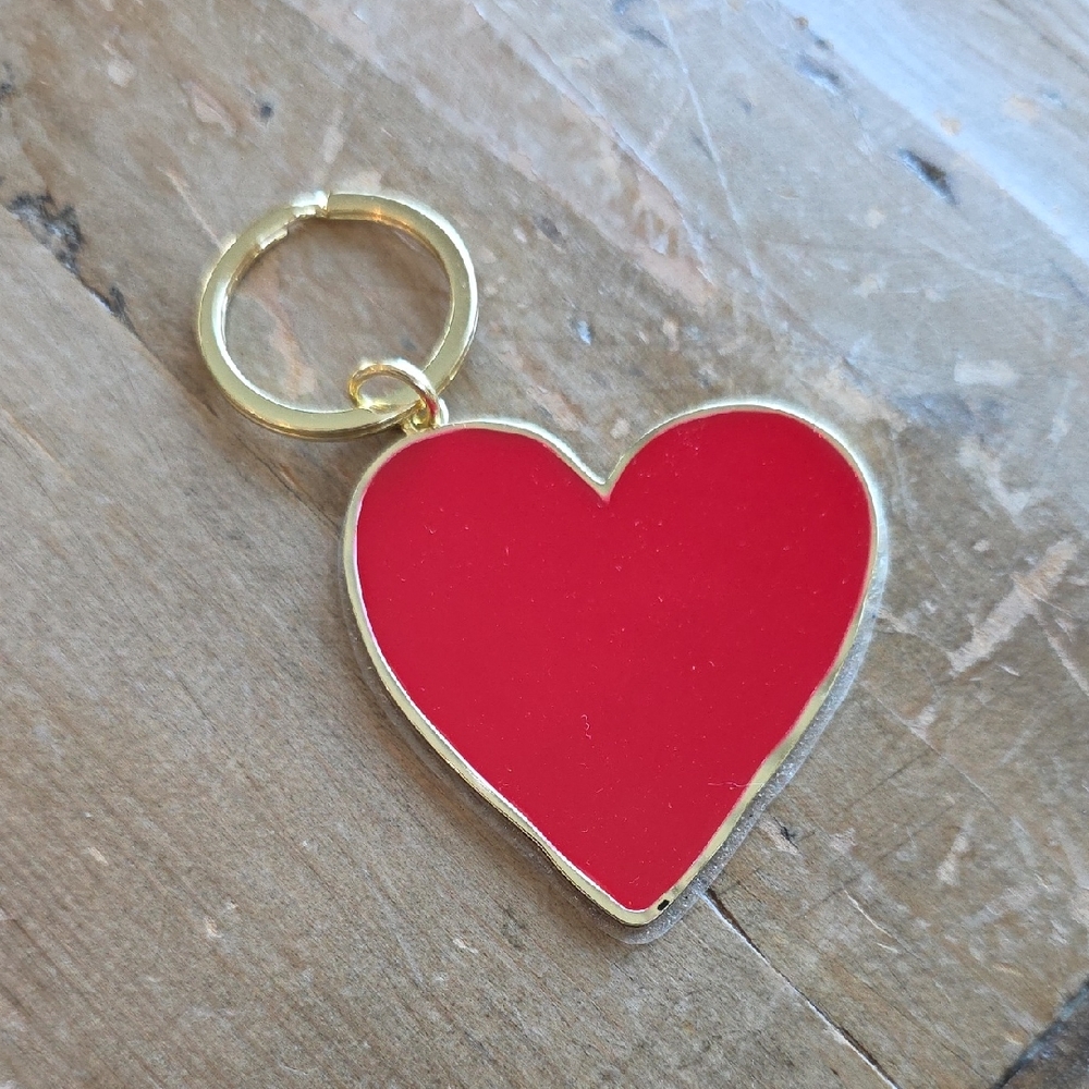 Sezane Heart Keychain